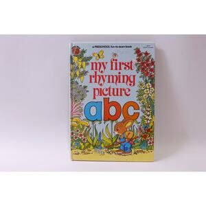 My First Rhyming Picture ABC, Children's Book, 1985, Preschool, ~ 251210-WH 1371